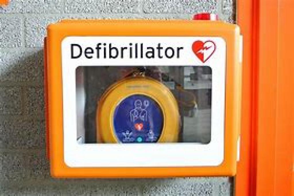 Stock photo of defibrillator