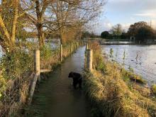 Floods November 2021 - Public Footpath through Mill Farm 2