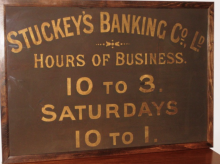 Stuckey's Bank sign
