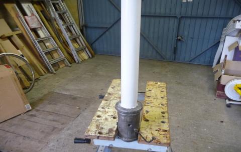 Repaired Spindle After Painting Repaired Spindle After Painting